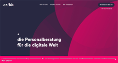 Desktop Screenshot of cribb.de