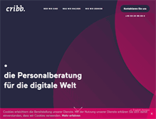 Tablet Screenshot of cribb.de